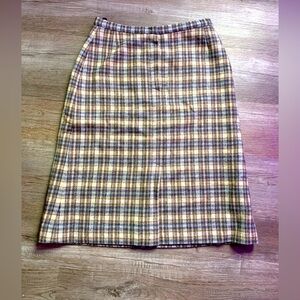 VTG Pendleton Knockabouts Plaid Skirt Pleated Skirt Multi Color Layered Size M L